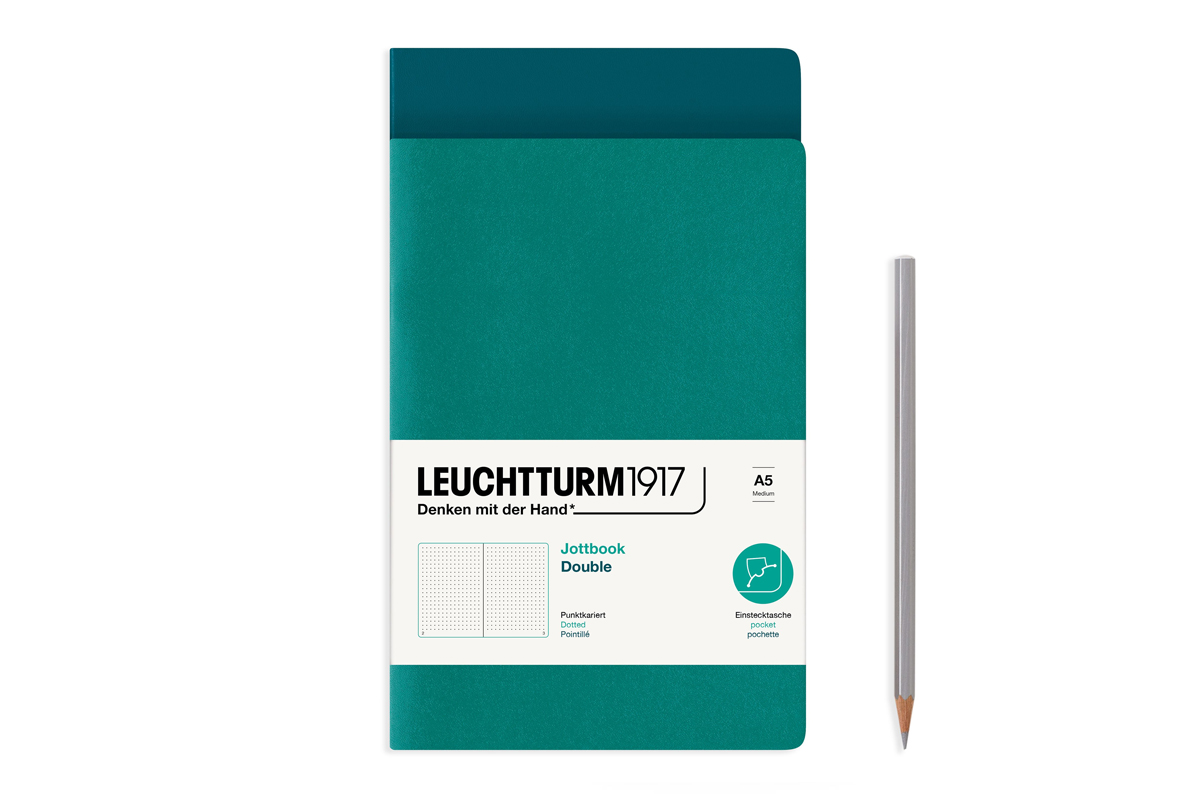 LEUCHTTURM1917 Jottbook Dotted A5 Pacific Green & Emerald